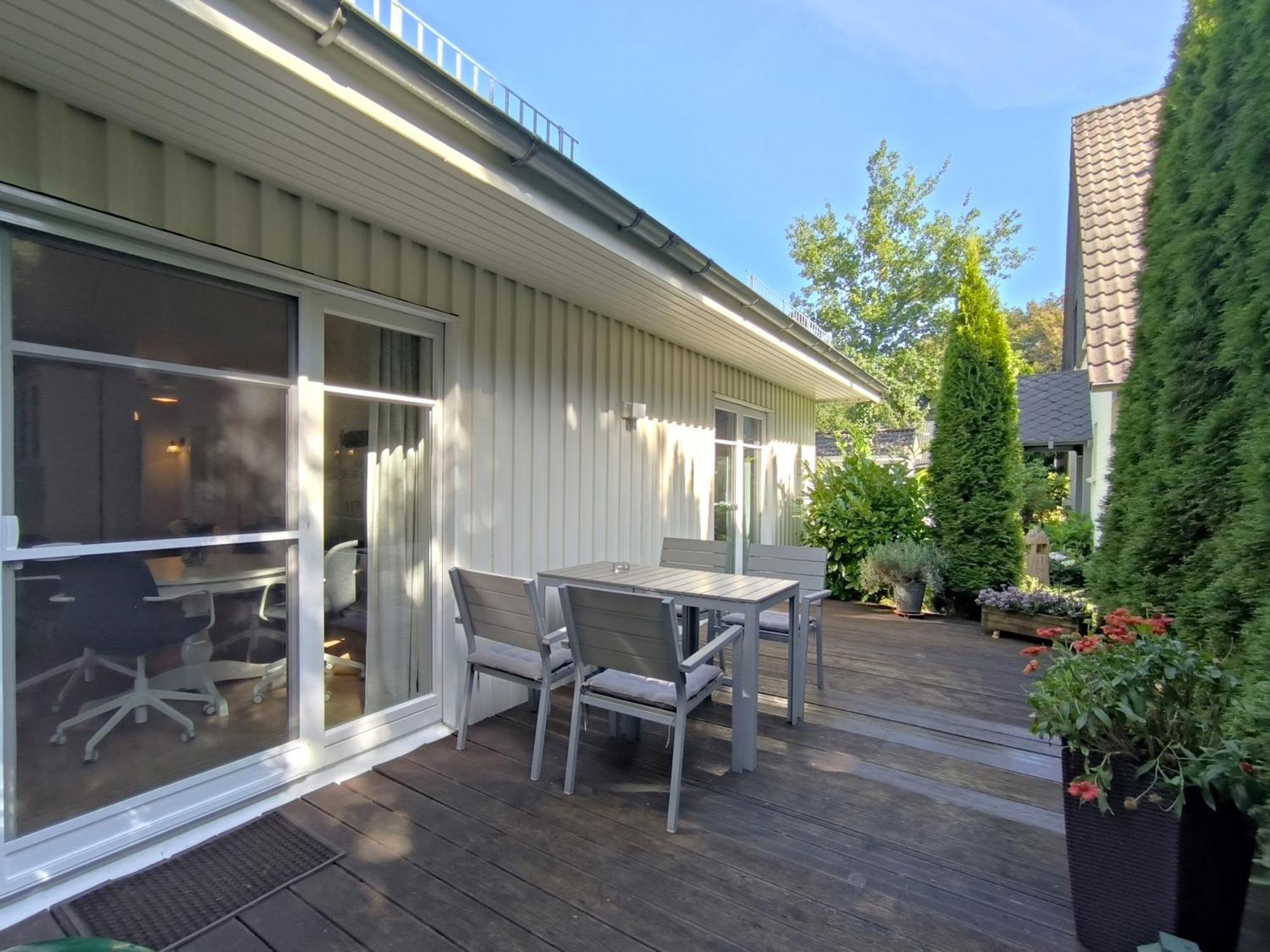 Ferienhaus Inger - Stilvolles Und Modernes Ferienhaus Mit Terrasse Und Gartennutzung Tarp Bagian luar foto